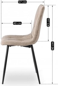 ROBIN 2 szék, bézs