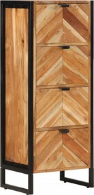 vidaXL tömör akácfa fürdőszobaszekrény 40 x 30 x 100 cm