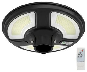 V-Tac LED Napelemes utcai lámpa érzékelővel LED/10W/3,2V IP65 4000K + távirányító VT1319