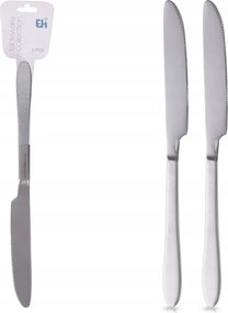 2x Asztali Kések nagy acél kés készlet evőeszközök