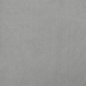világosszürke gyerek bársonykanapé 70 x 40 x 24 cm
