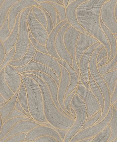 Decoprint Terra Nova Refined Organic arany-taupe hullámos texturált vlies tapéta – TN29072