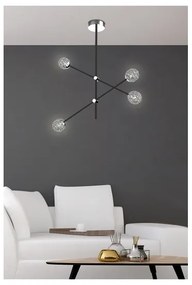 Csillár rúdon PAKSOS 6xG9/5W/230V fekete