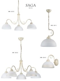Jupiter 1487 - Csillár láncon SAGA 5xE27/60W/230V
