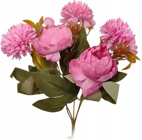 Krizantém csokor kaméleon x5 rózsaszín FK20-41
