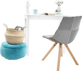 Konzolasztal, fehér, AMYNTAS