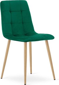 Zöld bársony szék KARA