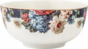 Porcelán tál Saláta tálaló fehér virágos 14cm 600ml 1db