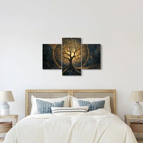 Kép – Arany aurájú fa (90x60 cm)