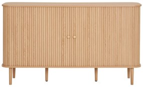 Nikko szekrény, 2 ajtó, natúr, 140x40x79 cm