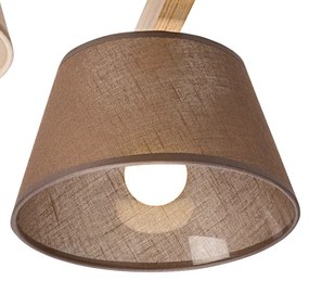 Fali lámpa ANTONIO 3xE14/40W/230V tölgy