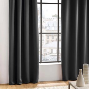 Fekete sötétítő függöny 135x240 cm Occult – douceur d'intérieur