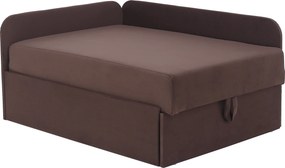 Kinyitható heverő, barna Taupe, MONTES UNI