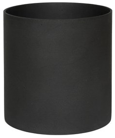 Pottery Pots Puk virágcserép, vulkánfekete színű, többféle méretben - PotteryPots méret: hossz 24,5 cm, ⌀ 25 cm