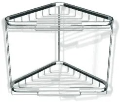 Novaservis - Dupla sarokpolc nagy Drótprogram króm, 6070.0