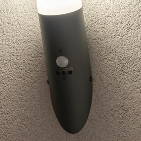 BRILAGI - Kültéri fali lámpa érzékelővel ELIA 1xE27/20W/230V IP44 antracit