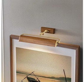 Elstead WINCHFIELD-PLM-AB-OAK - Képmegvilágító WINCHFIELD 2xE14/40W/230V tölgy