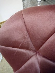 AKCIÓ Sötét rózsaszín irodai szék AVOLA VELVET II. osztály