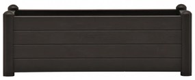 antracitszürke kerti PP magaságyás 100 x 43 x 35 cm