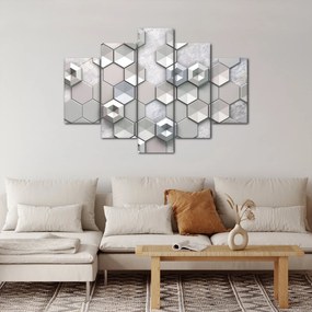 A 3D absztrakció képe (150x105 cm)