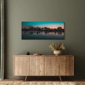 Nagy város képe (120x50 cm)