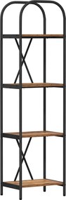 vidaXL Könyvespolc Öreg fa 40 x 30 x 146 cm Faanyag