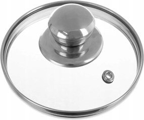 Fedél Üveg Fedél Edény Serpenyő Univerzális 12 cm