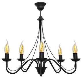 Csillár zsinóron MALBO II 5xE14/10W/230V