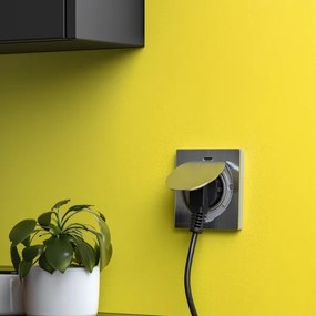 Brilagi - Kültéri beépített padló aljzat IP55 matt króm négyzet