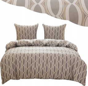 Ágyneműhuzat garnitúra 200x220 3 részes Bézs 3D ágyneműhuzat garnitúra Többféle Minta