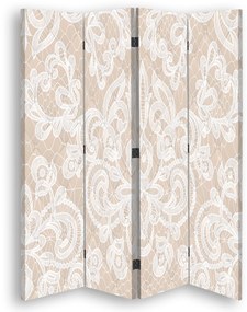 Gario Paraván Elegáns bézs színben Méret: 145 x 170 cm, Kivitelezés: Klasszikus paraván