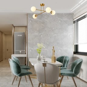 Rabalux 71082 - Csillár rúdon KIARA 4xE27/35W/230V arany