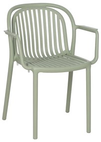 Zöld műanyag étkezőszék Alia – Ixia