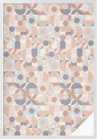 Ablaküveg fólia Adatvédelem Absztrakt mozaik 100x146 cm