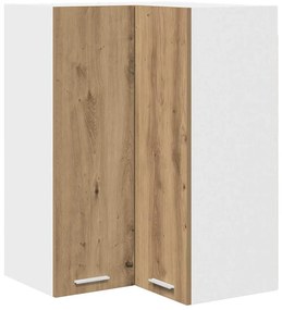 Függő szekrény Riga Artisan tölgy és fehér 57 x 57 x 80 cm