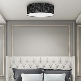 Mennyezeti lámpa SATINO 3xE27/60W/230V fekete/ezüst