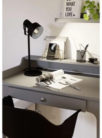 Eglo 99554 Casibare asztali lámpa, fekete, E27 foglalattal, max. 1x28W, IP20