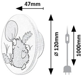 Rabalux 71099 - LED fali lámpa HEDGY LED/9W/230V 3000/4000/6500K