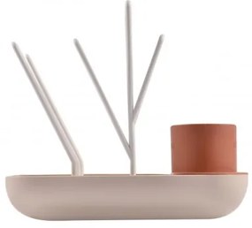 Beaba - Cumisüveg szárítóállvány bézs/narancs