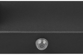 Matt fekete LED fali lámpa Fabrizio – Trio