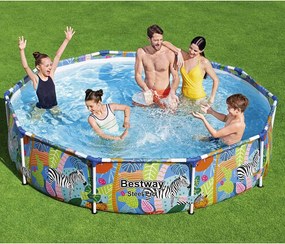 Bestway Tropical Fémvázas medence 305 x 66 cm