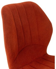 Téglavörös étkezőszék szett 4 db-os Milu – Marckeric