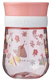 Világos rózsaszín tritán gyerek bögre 300 ml Flowers &amp; butterflies – Mepal