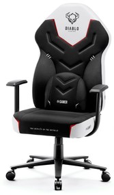 Diablo X-Gamer 2.0 Gamer szék Átlagos méret: fekete-fehér Diablochairs