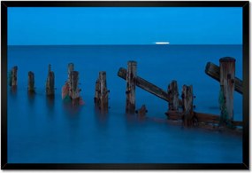 Poszterek keretben 60x40 Tengeri hullámtörő