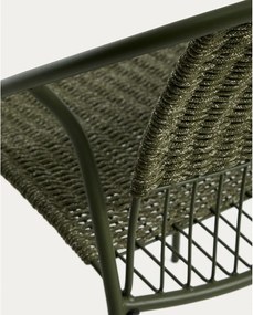 Sötétzöld kerti szék Atrani – Kave Home
