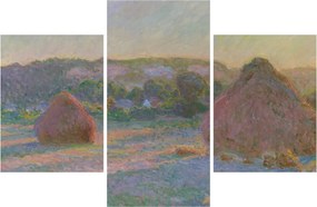Kép - Claude Monet, Stacks of Wheat (End of Summer) , reprodukciók (90x60 cm)