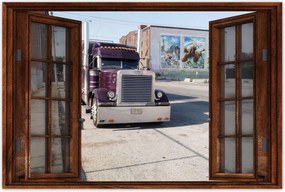 Poszterek 60x40 Amerikai teherautó