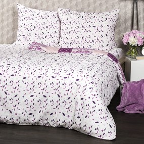 4Home Patchwork violet krepp ágynemű, 140 x 220 cm, 70 x 90 cm