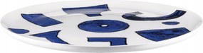 Alessi Itsumo Yunoki Ebédlő Tányér 27 cm 4 db Fehér Díszített